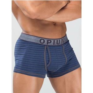 Фото Мужские трусы боксеры синие в полоску Opium Boxer R-65