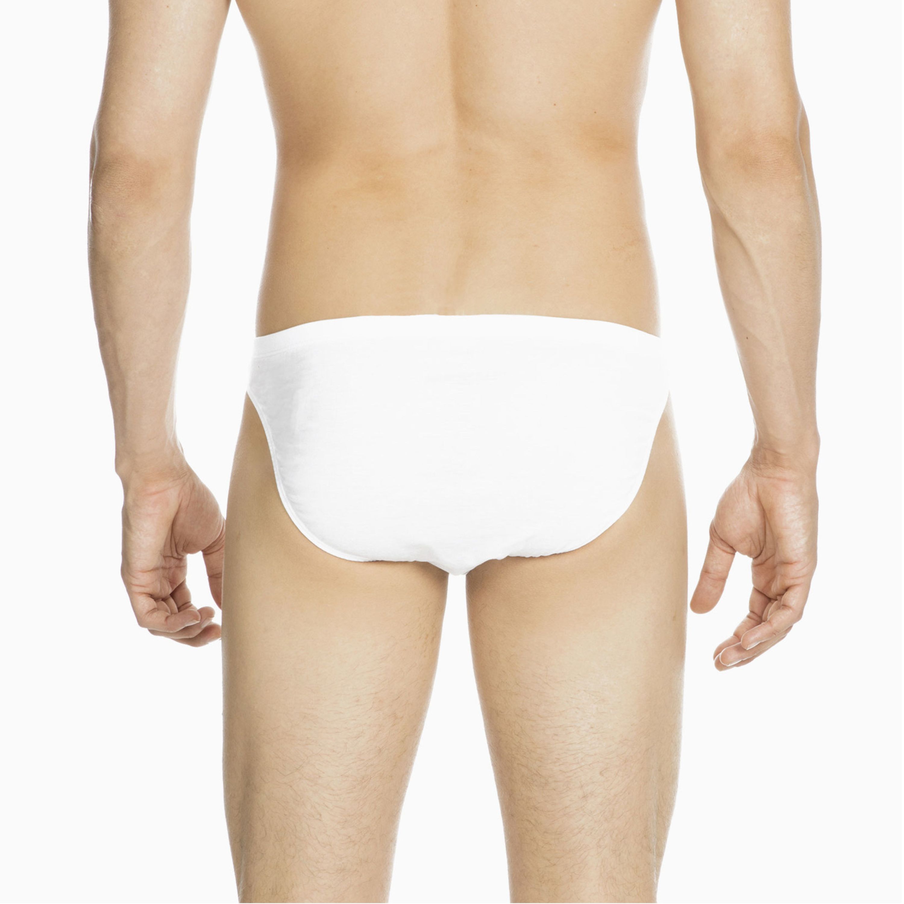 Мужские трусы слипы белые HOM PREMIUM COTTON Comfort Micro Briefs 359699_400003 фото 2