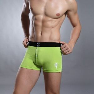 Фото Мужские трусы боксеры зеленые с задним карманом Superbody Green Pocket Boxers