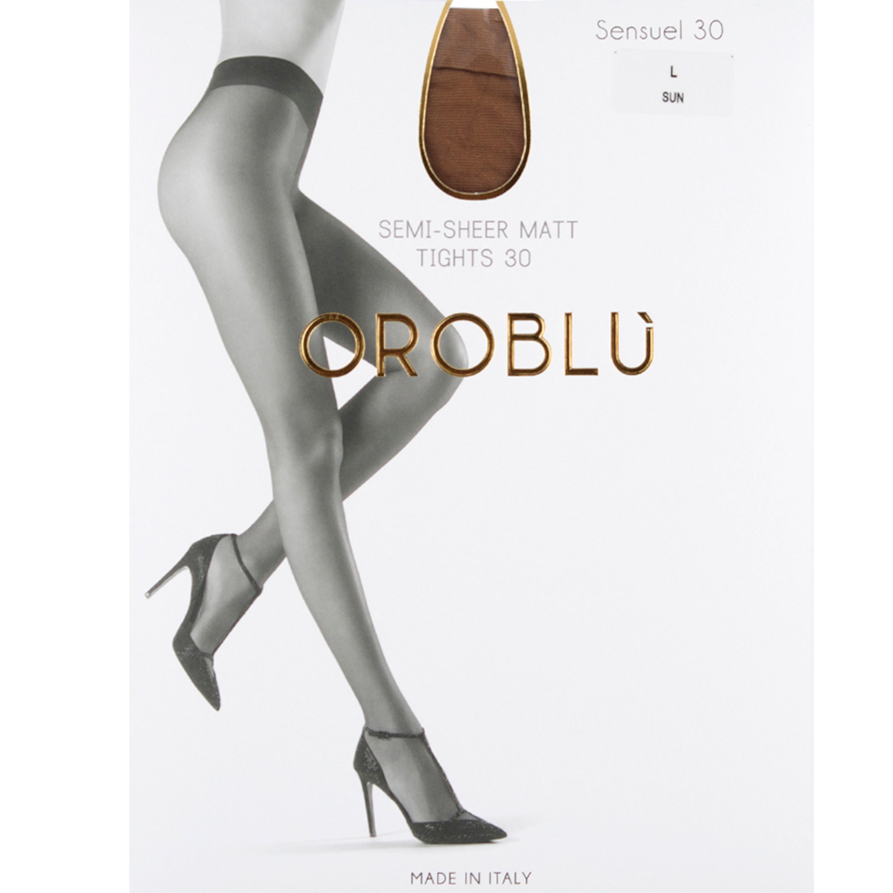 Женские колготки светло-бежевые OROBLU Sensuel, 30 ден Pure Beauty VOBC01098 фото 2