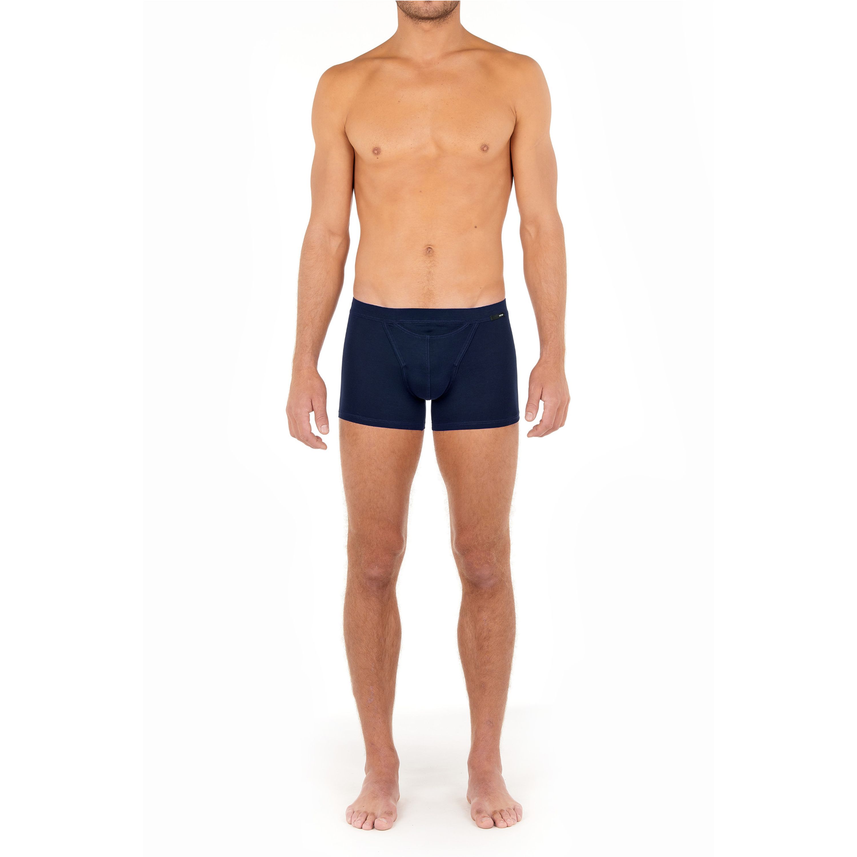 Мужские трусы боксеры темно-синие HOM TENCEL SOFT Comfort Boxer Briefs HO1 402465_4000RA фото 2