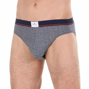 Фото Мужские трусы слипы темно-синие с узором Tom Tailor 70491/1204 636