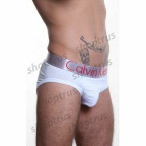 Фото Мужские трусы брифы белые Calvin Klein Brief Steel White