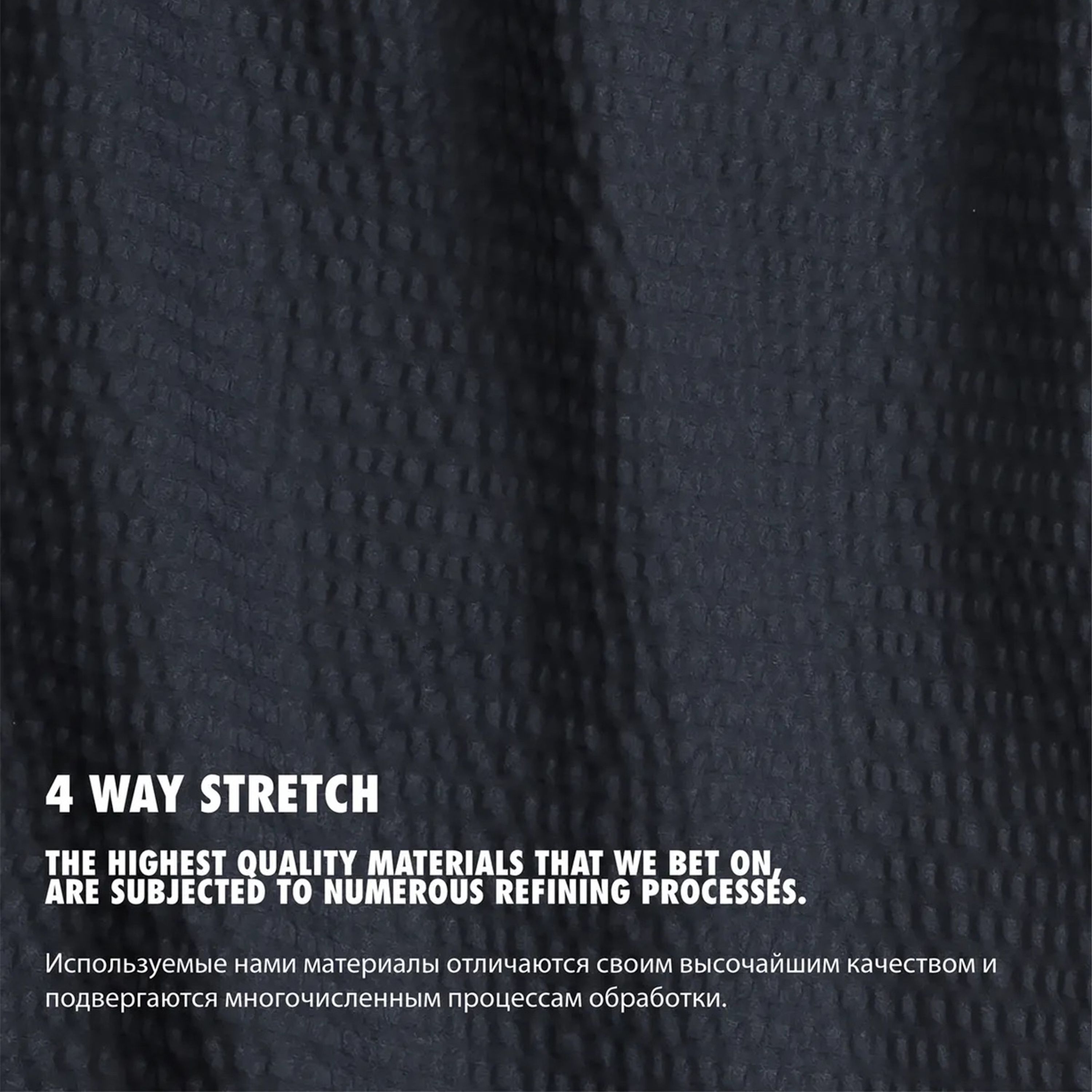 Мужские пляжные шорты черные ATLANTIC 4Way Stretch Texture KMB-226 фото 5