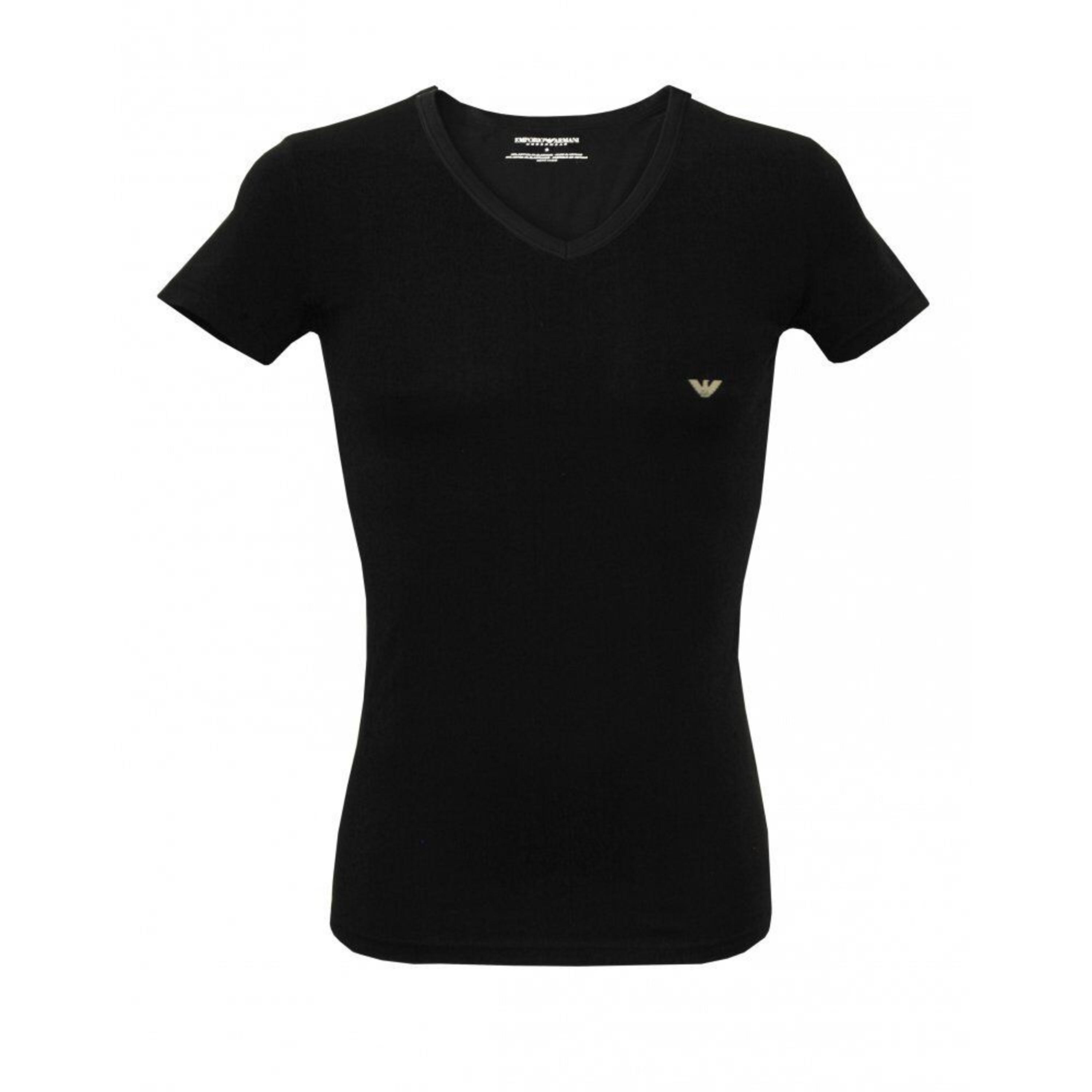 Набор мужских футболок V NECK 2в1 (черный, серый) Emporio Armani 111512_CC717 03320 фото 3