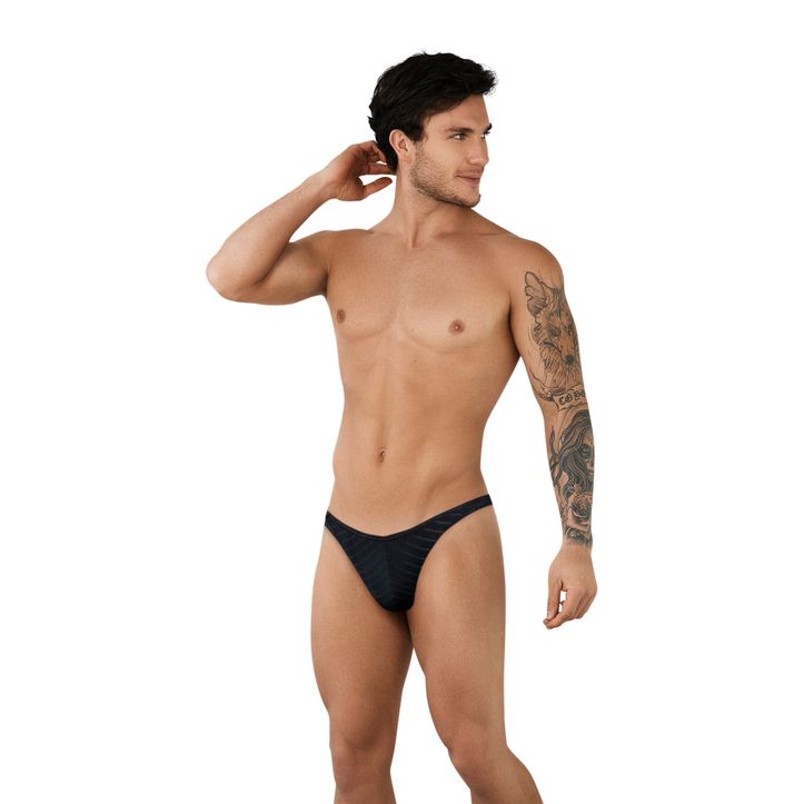 Мужские трусы стринги черные Clever EDEN THONG 095511 