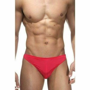 Фото Мужские трусы тонги красные на застежке La Blinque LB15125