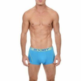 Фото Мужские трусы боксеры голубые 2xist oblique stripes Boxer BLUE