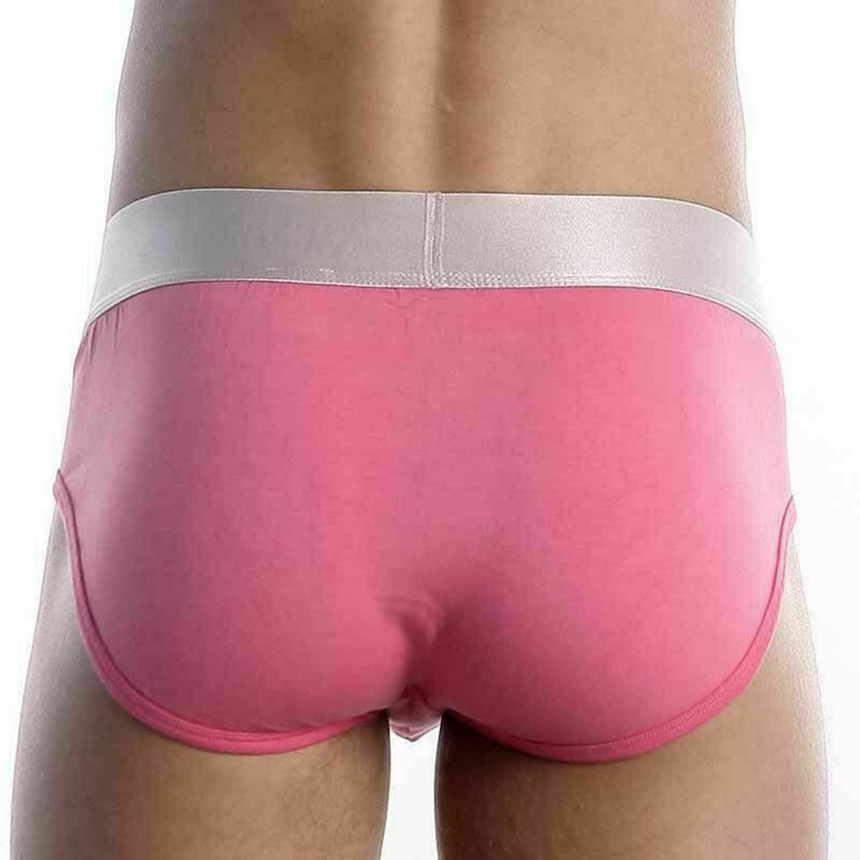 Мужские брифы розовые из модала Calvin Klein Steel Modal фото 4