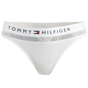 Фото Женские трусы стринги белые с сетчатой вставкой Tommy Hilfiger Women
