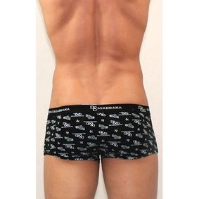 Фото Мужские трусы хипсы черные D&G  Boxer 