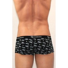 Фото Мужские трусы хипсы черные D&G  Boxer 