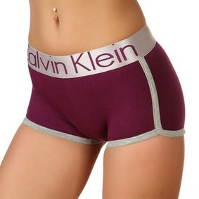Фото Женские трусы боксеры с лампасами Calvin Klein Women Violet