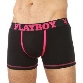 Фото Мужские трусы боксеры PLAYBOY Black Pink 22820