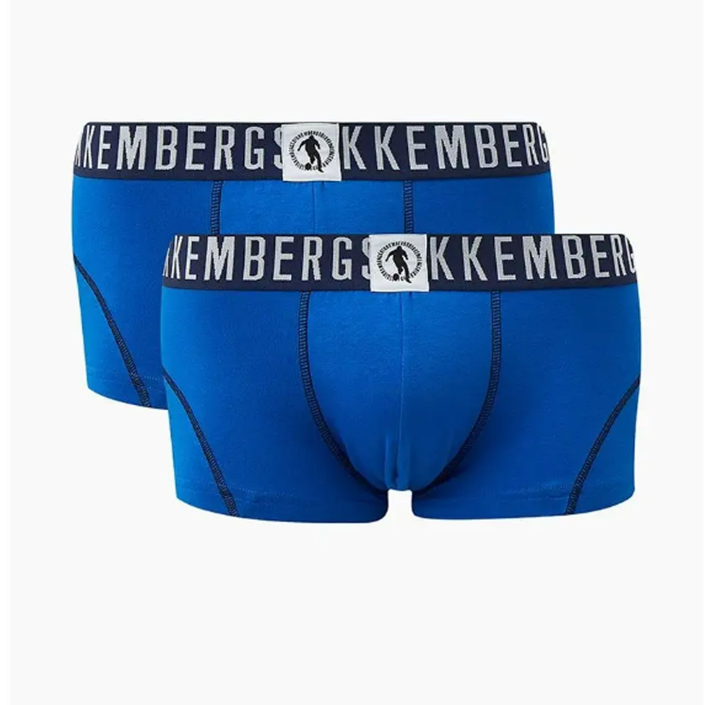 Мужские трусы хипсы набор 2 в 1 синие  Bikkembergs BKK1UTR06BI0054 фото 1