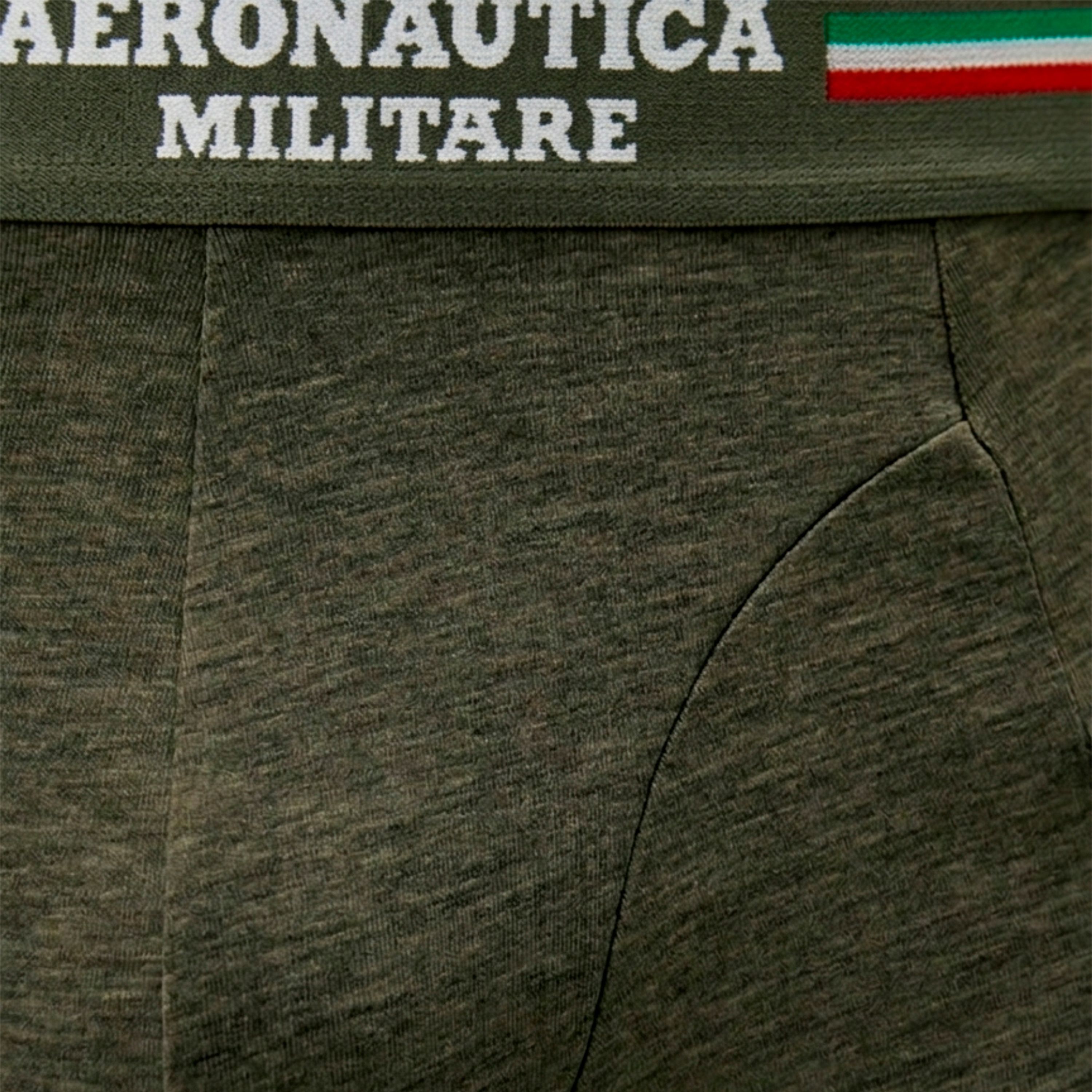 Набор мужских трусов боксеров 2в1 хаки AERONAUTICA MILITARE AM1UBX002 фото 3
