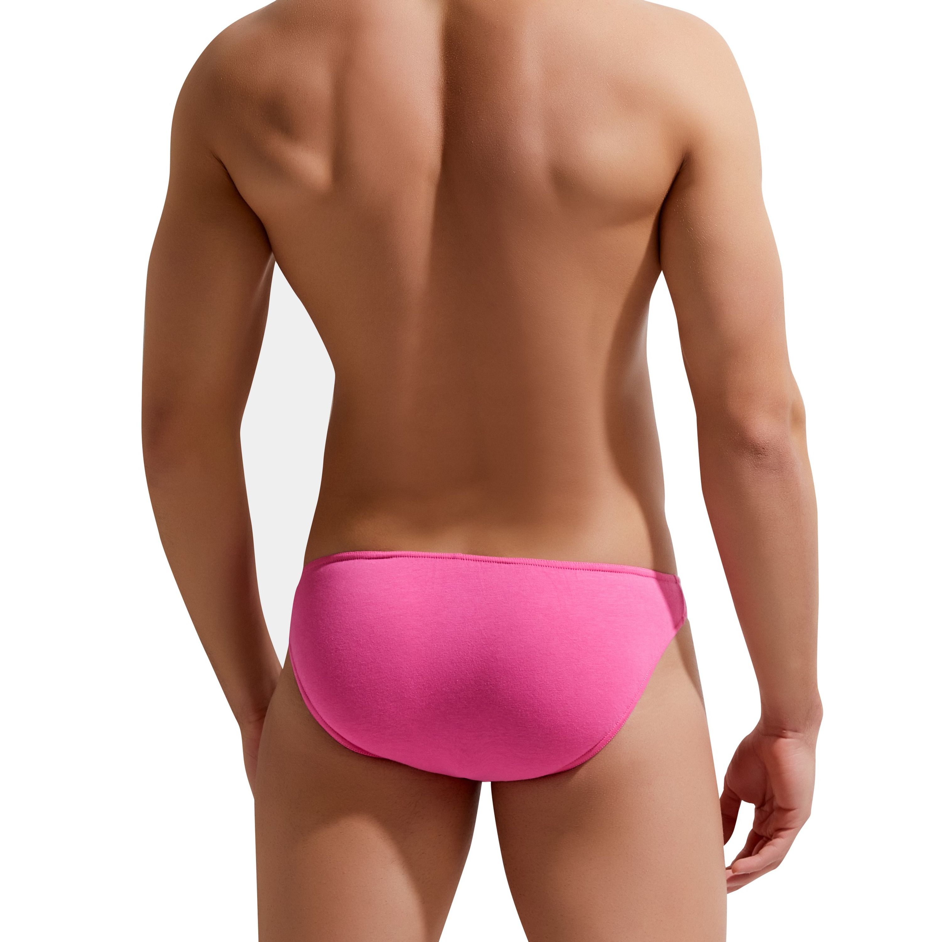 Мужские трусы слипы фуксия GAUVINE 2000 фото 2