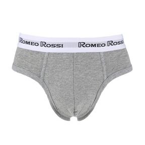 Фото Мужские трусы брифы серые Romeo Rossi RR367-3