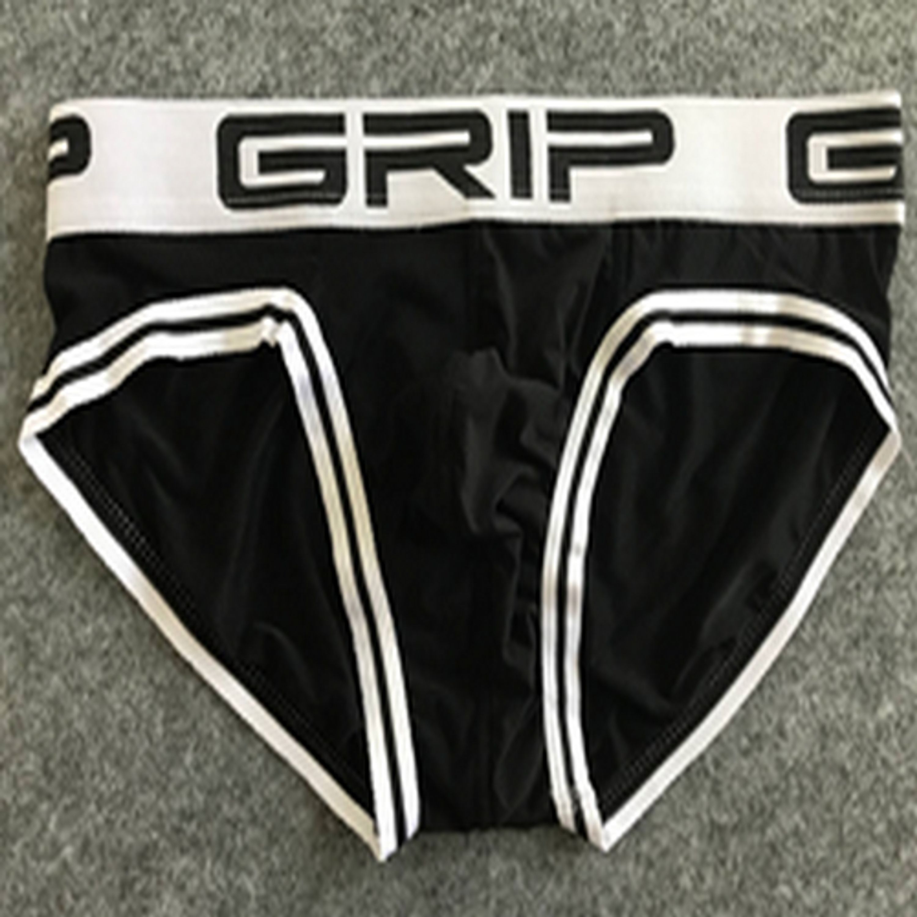 Мужские трусы брифы GRIP черные фото 1
