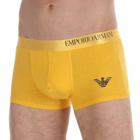 Фото Мужские трусы боксеры желтые Emporio Armani