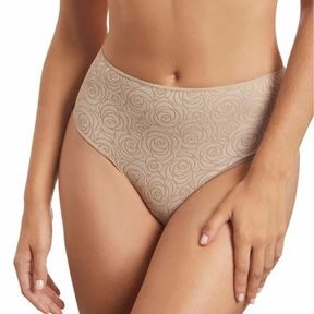 Фото Женские трусы слипы макси бежевые Creaciones Selene 3123 BRAGA/tierra