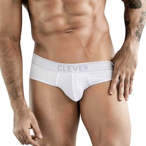 Фото Мужские трусы брифы белые Clever Moda BERNA CLASSIC BRIEF 178501