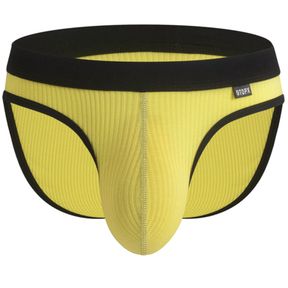 Фото Мужские трусы брифы желтые Romeo Rossi RR2081-13
