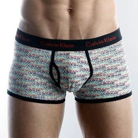 Фото  Мужские трусы боксеры Calvin Klein 365 print  Black Small Letters