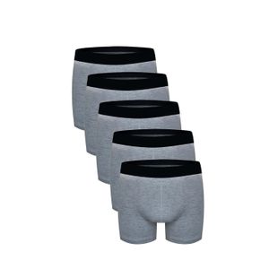 Фото Набор мужских трусов боксеров 5в1 серые DARKZONE DZN5555GR