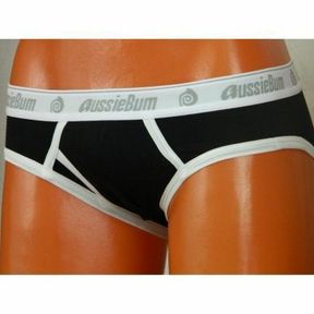 Фото Мужские трусы брифы черные Aussiebum AB00100