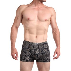 Фото Мужские трусы боксеры черные с принтом Sergio Dallini 2942-1