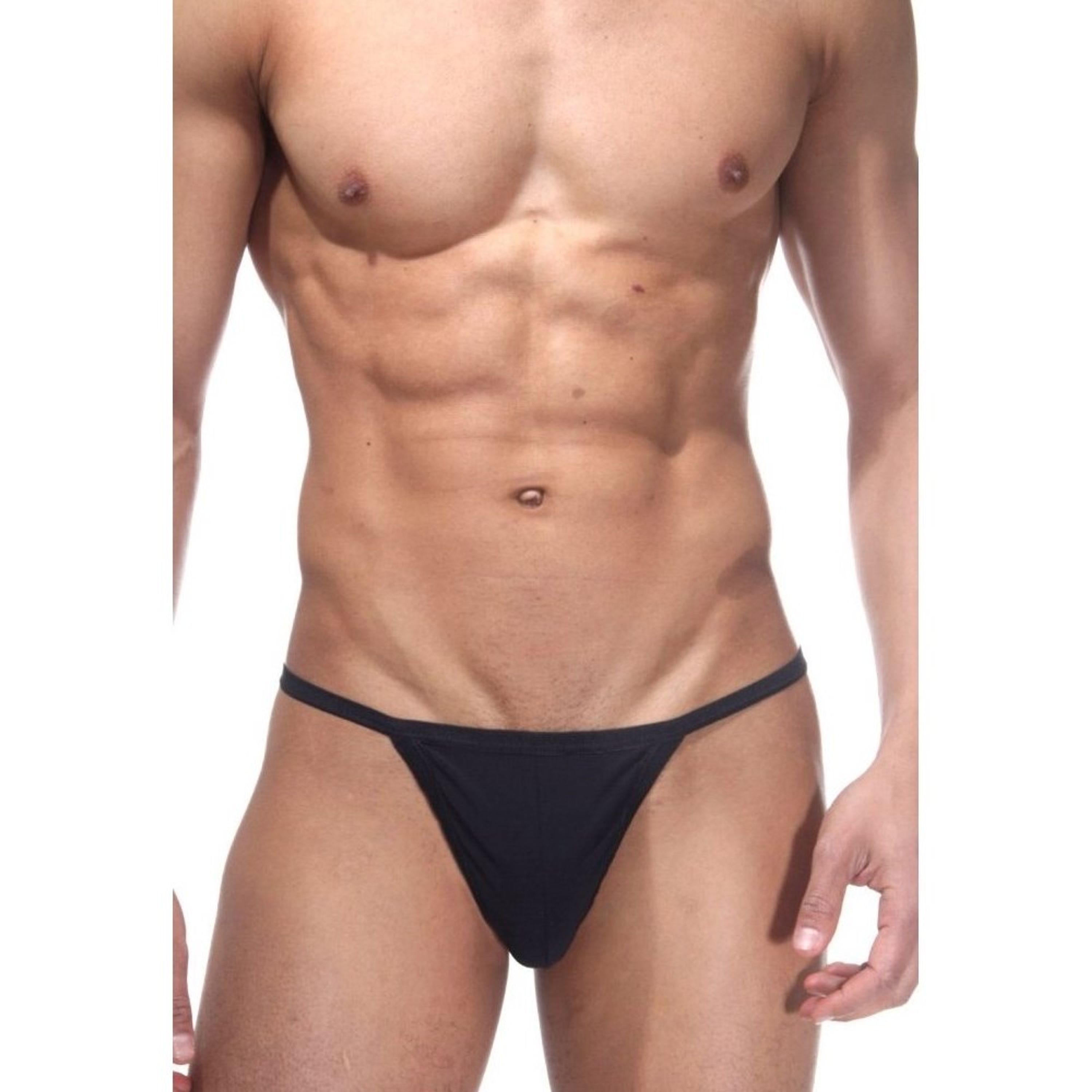 Трусы мужские стринги черные LaBlinque LB078 фото 1