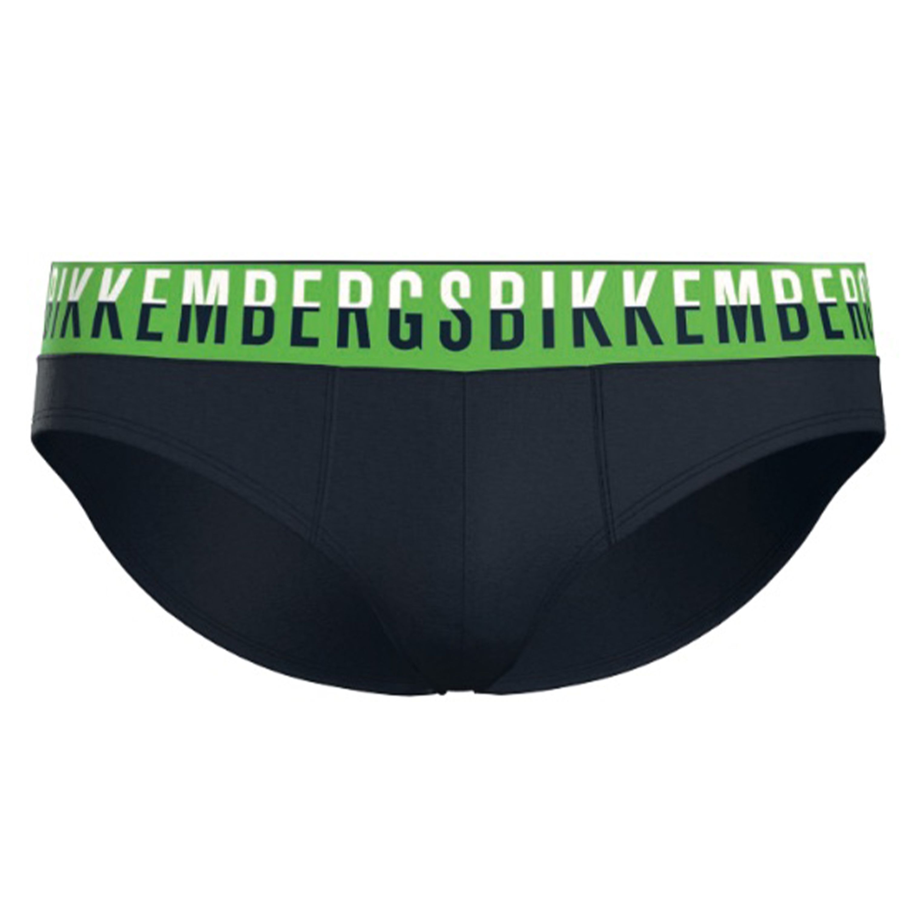 Мужские трусы брифы темно-синие набор 3в1 Bikkembergs BICOLOR BKK52USP27TR фото 3