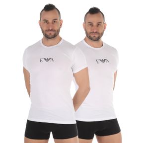 Фото Набор мужских футболок 2в1 белый Emporio Armani 111267_CC715 04710