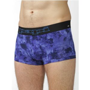 Фото Мужские трусы боксеры синие с принтом череп PAPI