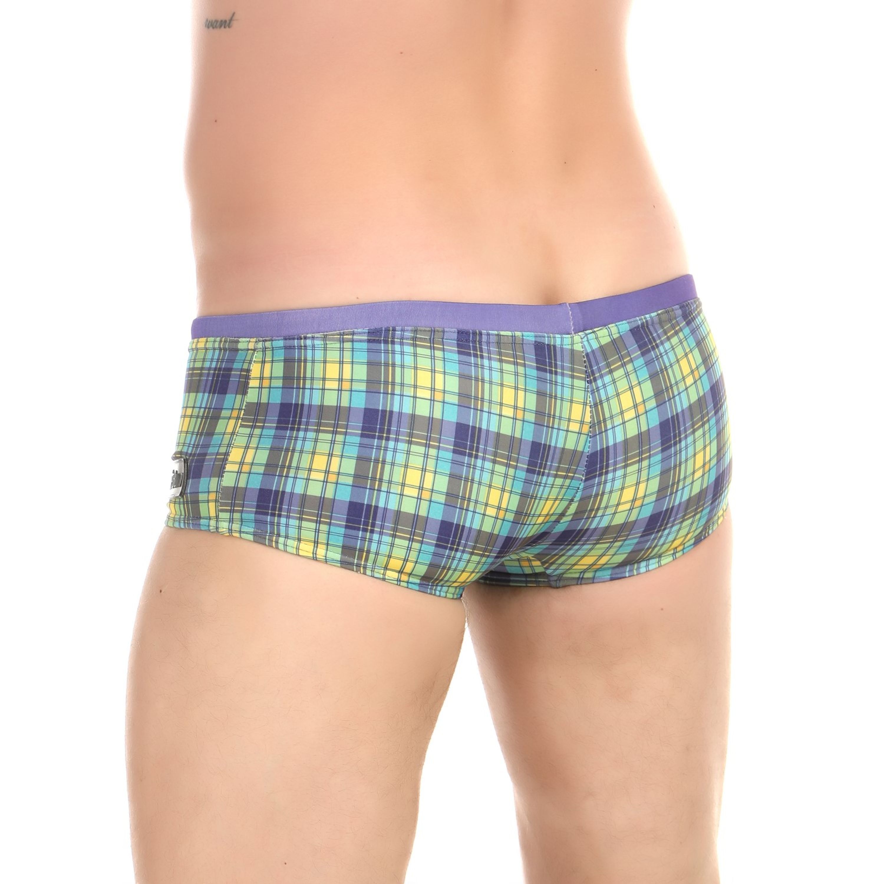 Мужские плавки в разноцветную клетку AussieBum 6620-1 фото 2