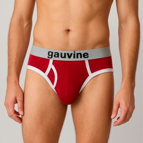 Фото Мужские трусы брифы красные GAUVINE 2002
