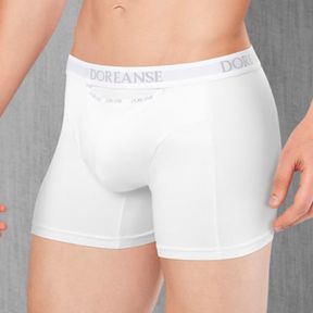 Фото Мужские трусы боксеры белые Doreanse 1790