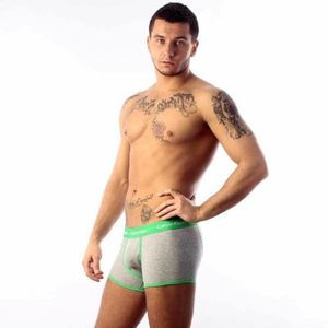 Фото Мужские трусы боксеры Calvin Klein 365 Grey Green