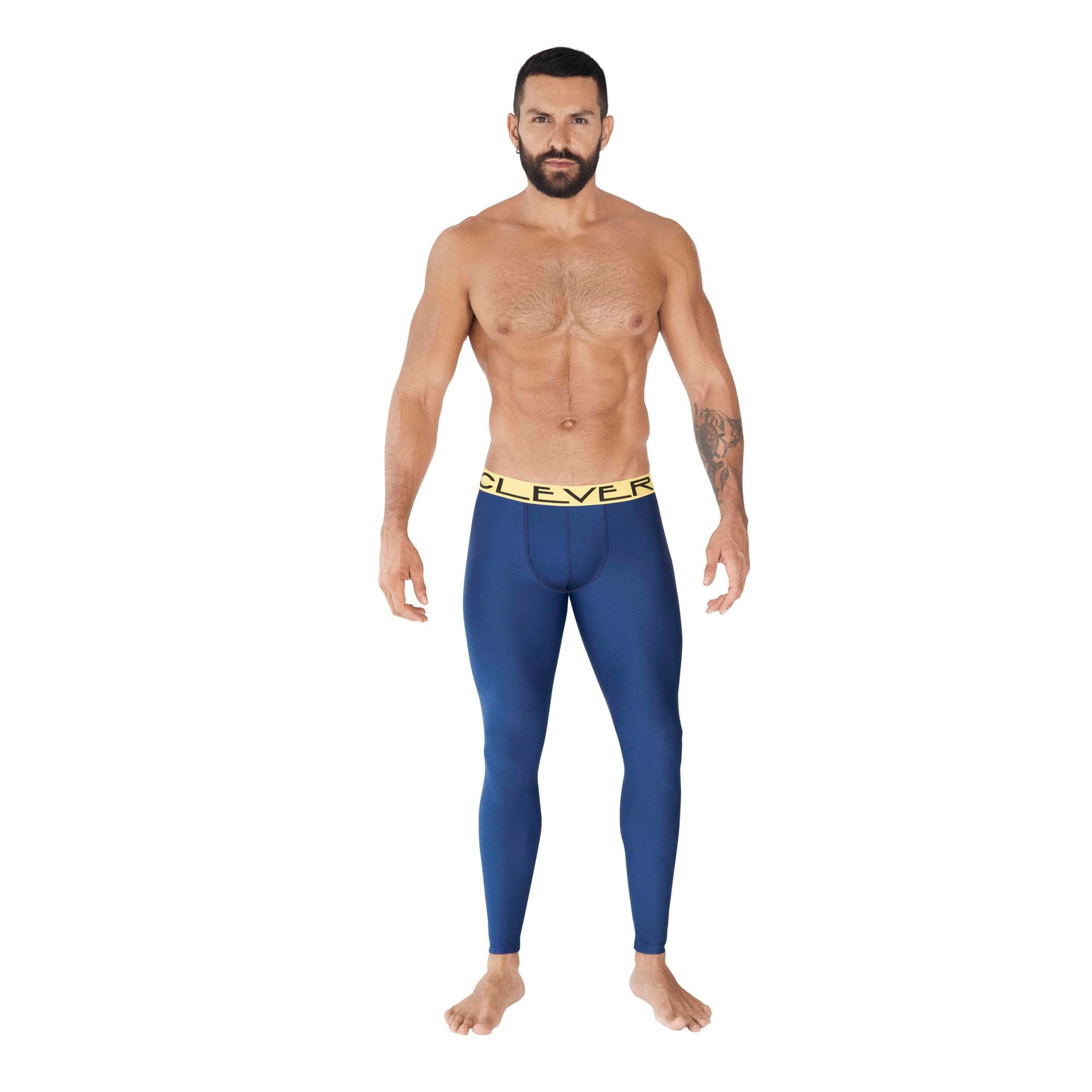 Мужские легинсы синие Clever Moda IDEAL LONG JOHNS 037208 фото 1