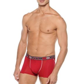 Фото Мужские трусы боксеры красные с сеткой Opium Boxer R-67
