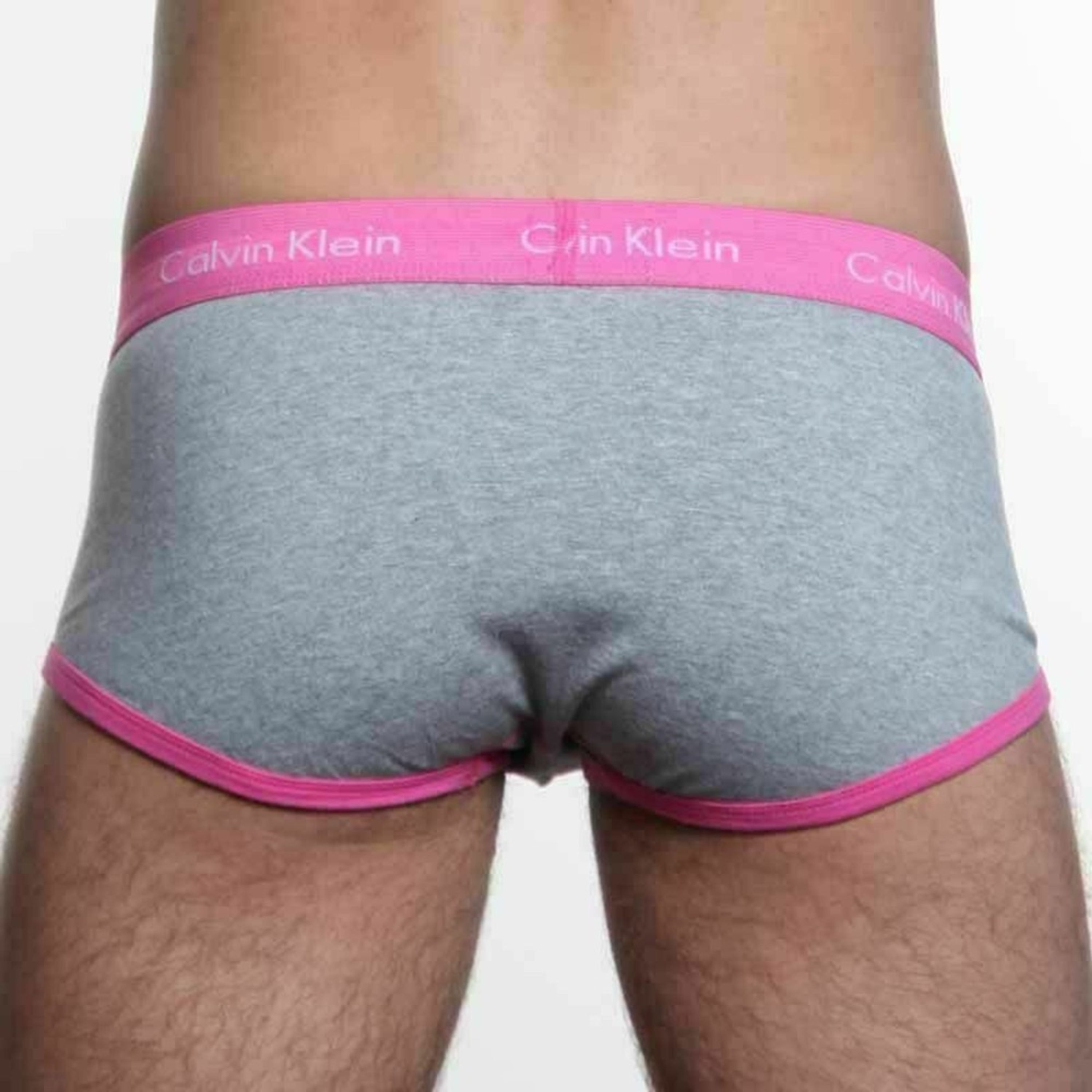 Мужские трусы брифы Calvin Klein Brief 365 Grey-Pink фото 4