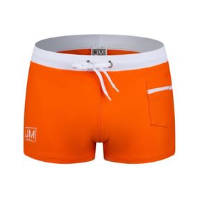 Фото Мужские плавки боксеры оранжевые JOCKMAIL JM702-21
