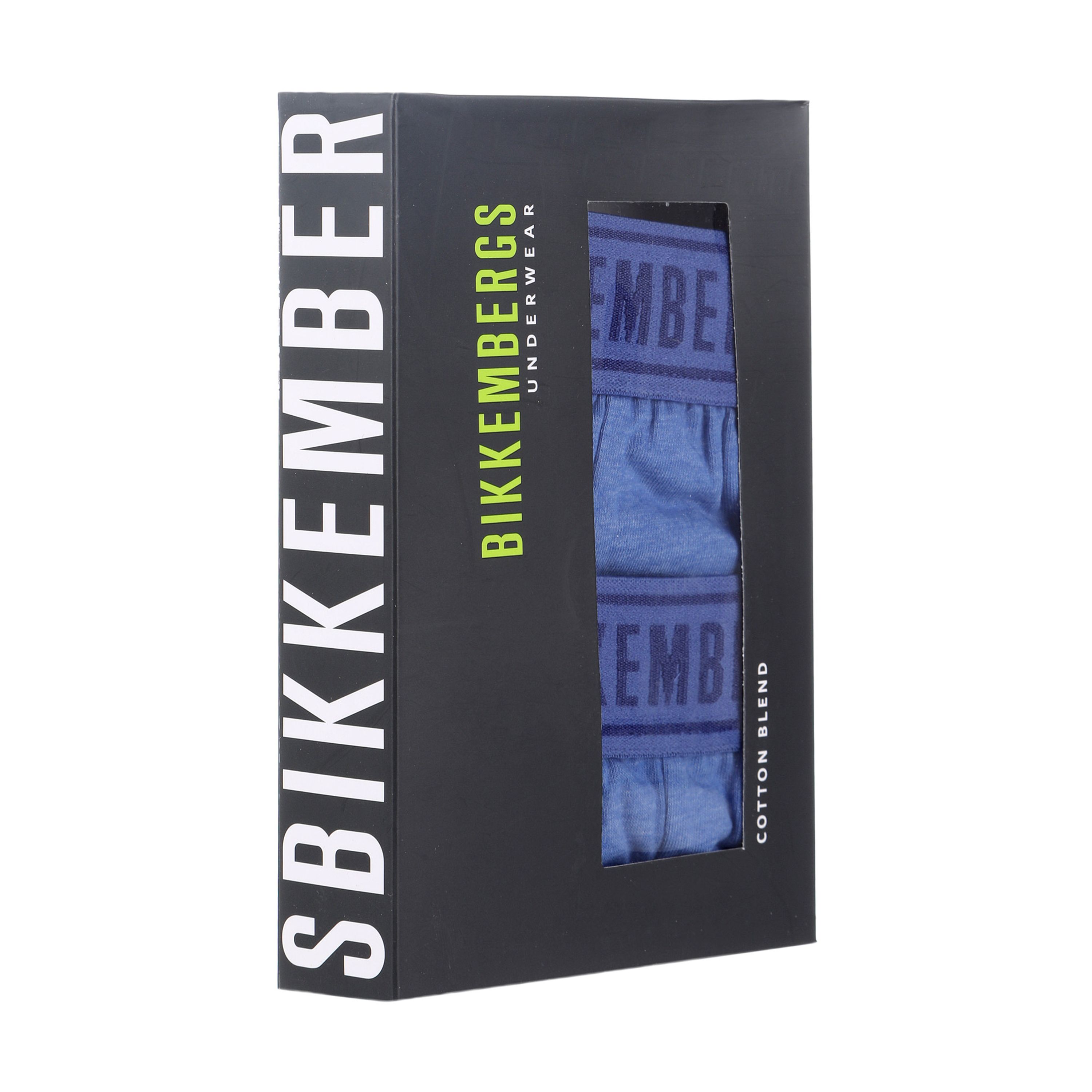 Мужские трусы хипсы (синий) набор 2 в 1 Bikkembergs BKK1UTR15BI фото 5