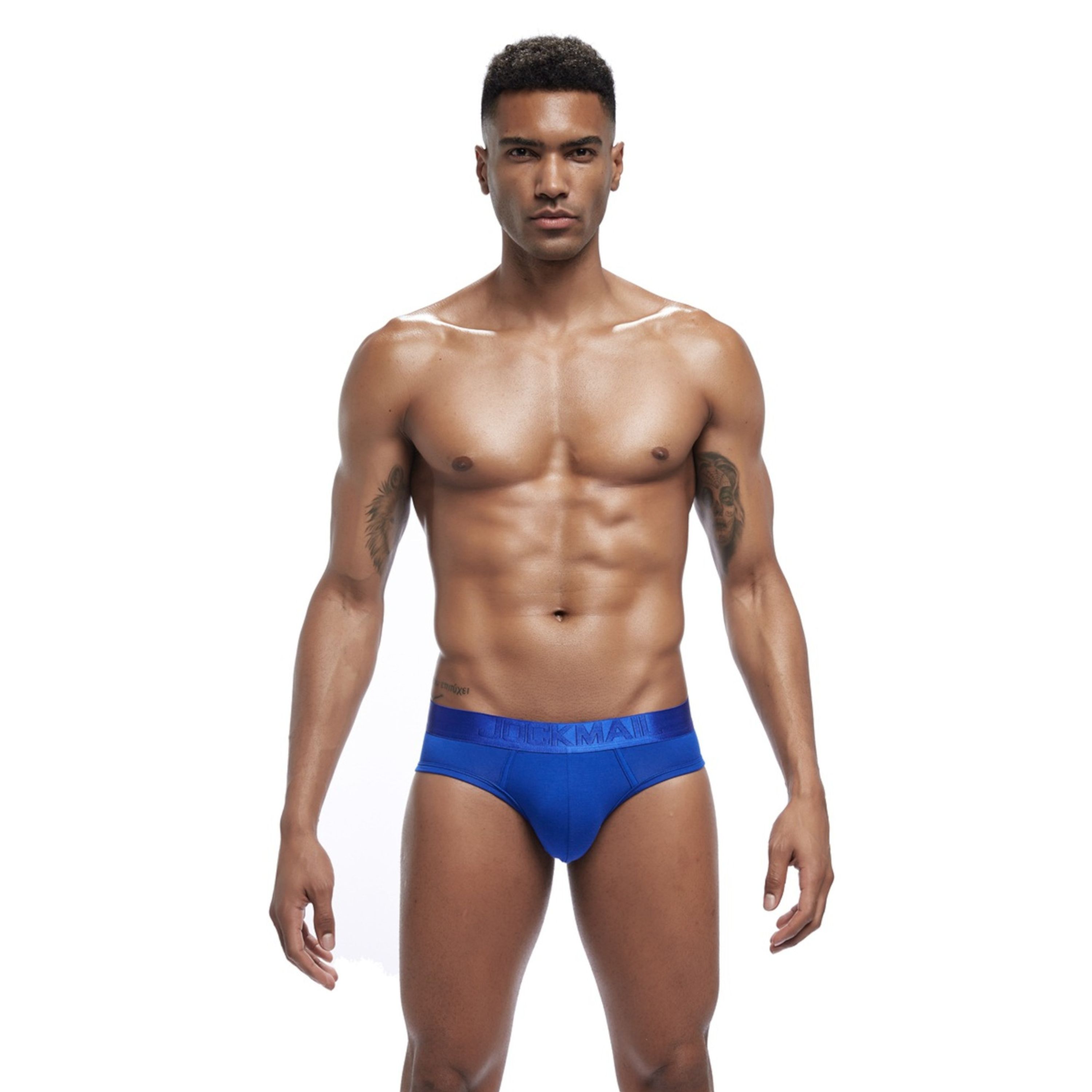 Мужские трусы брифы синие JOCKMAIL JM2034-9 фото 1
