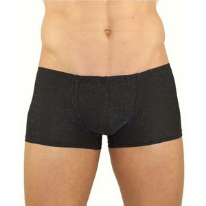 Фото Мужские трусы хипсы черные с синим люрексом Romeo Rossi Polar Night Boxer RR00205