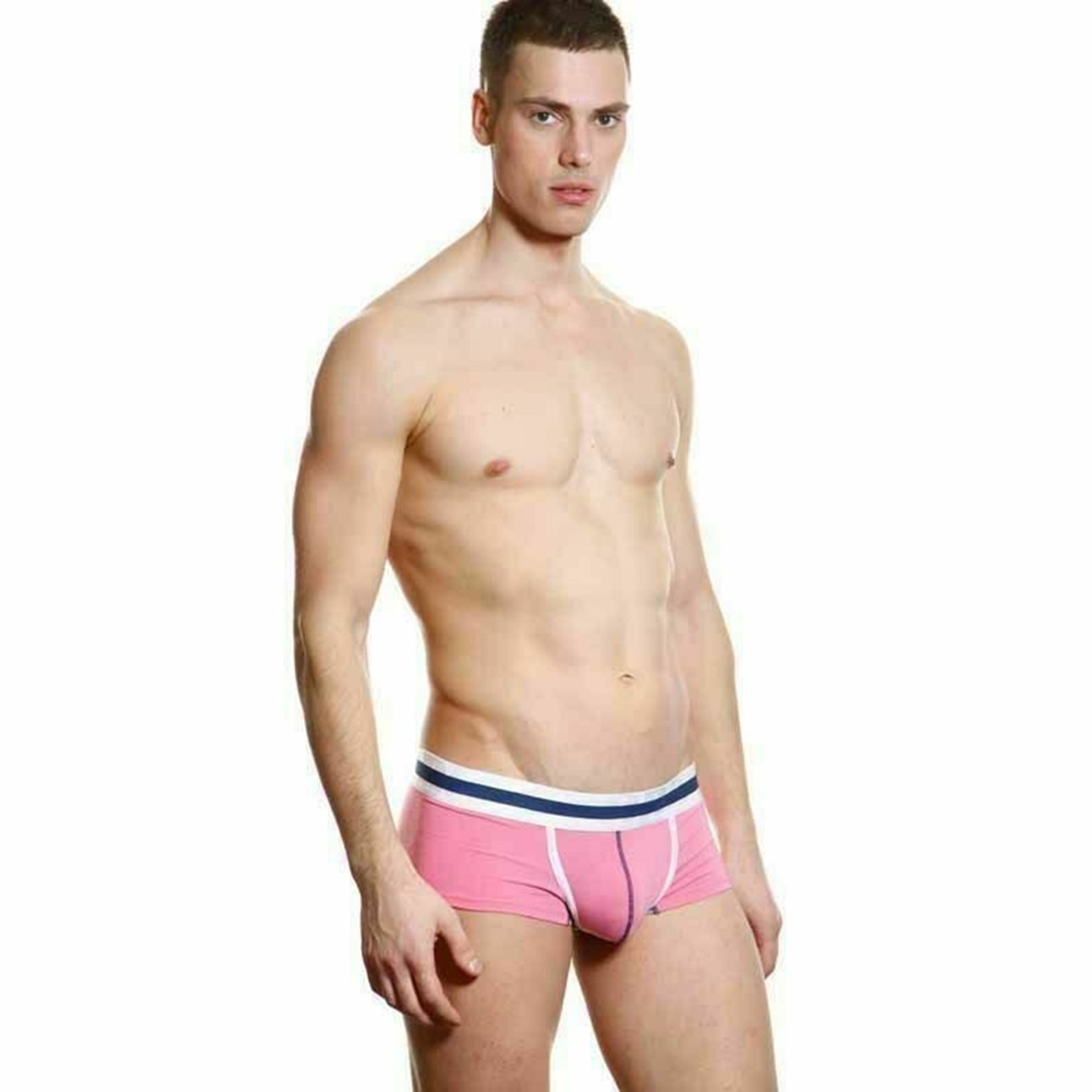 Мужские трусы хипсы розовые Croota Midpoint Hipster Pink CR00046 фото 1