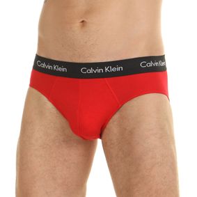 Фото Мужские трусы слипы красные Calvin Klein