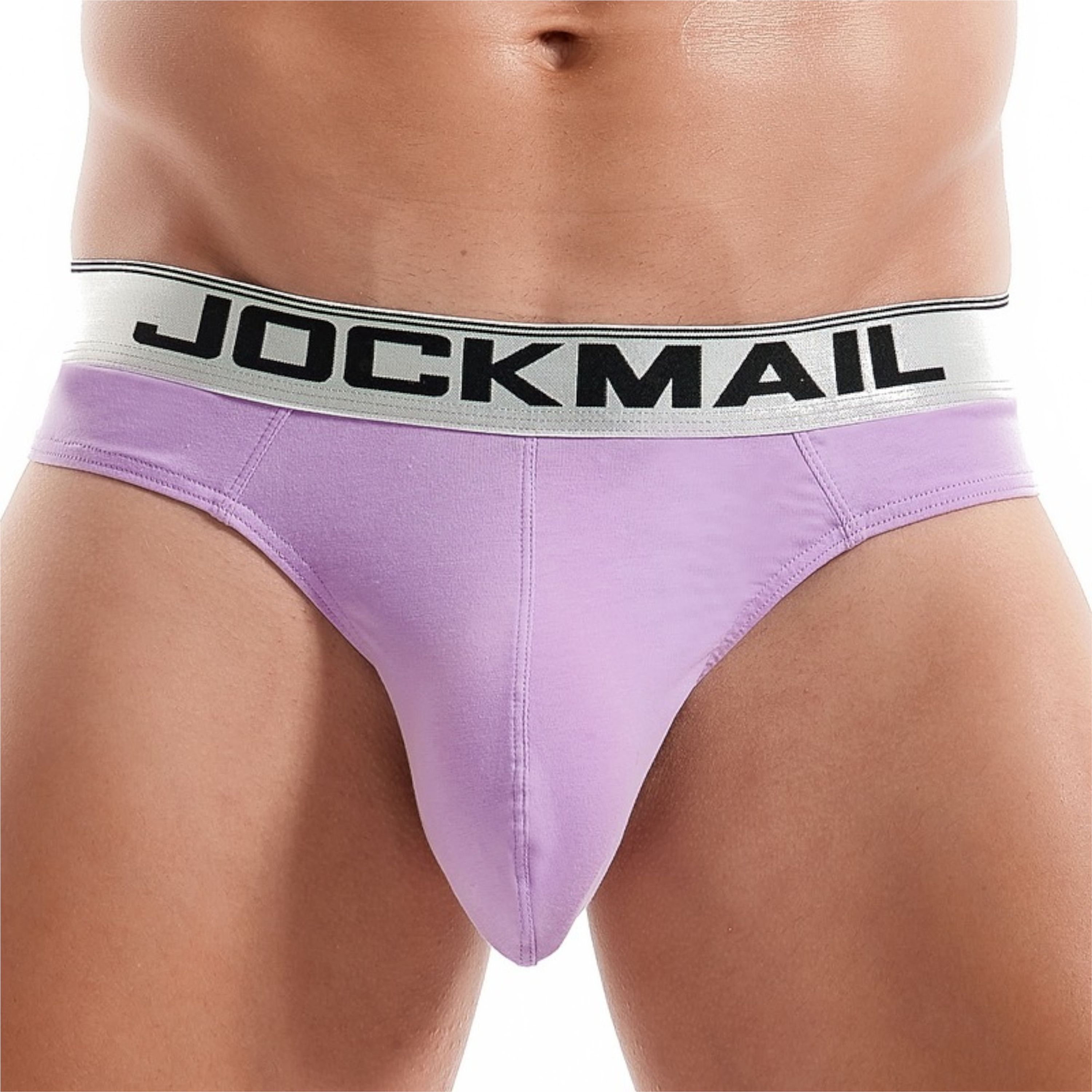 Мужские трусы стринги фиолетовые JOCKMAIL JM1029-5 фото 2