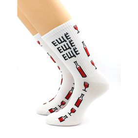Фото Носки с надписью "Еще" белые Hobby Line